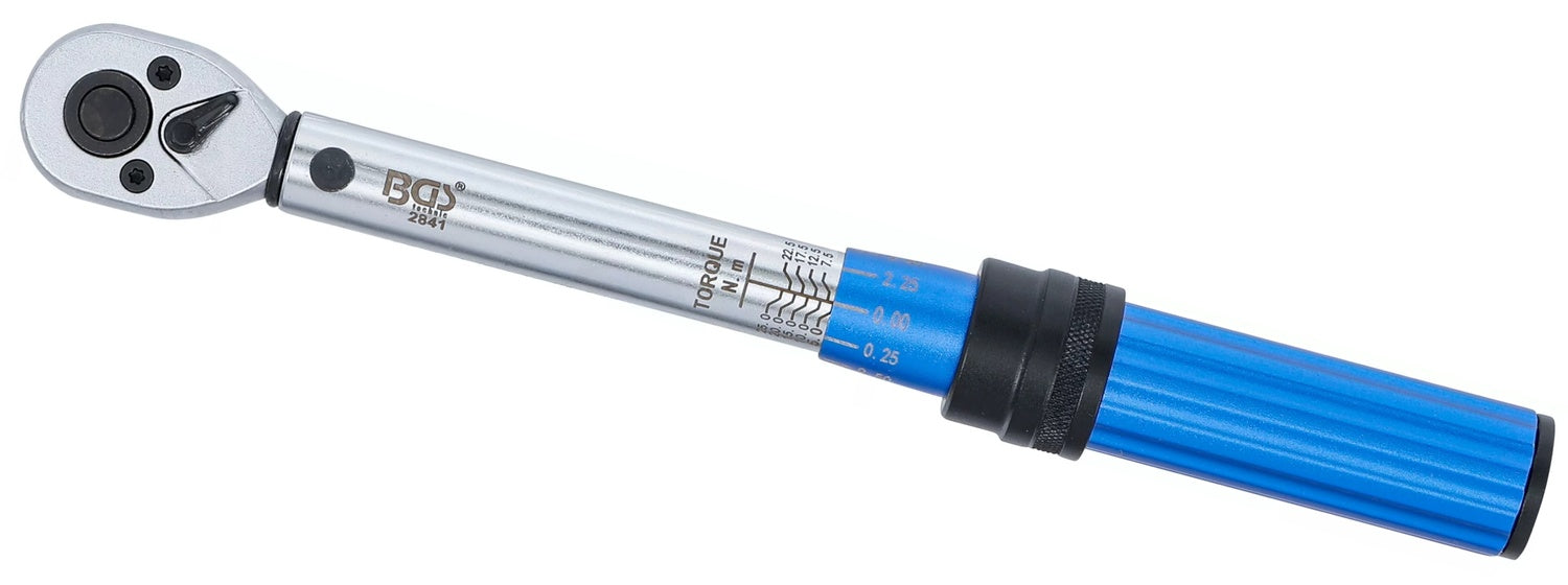 BGS 2841 Drehmomentschlüssel Abtrieb Außenvierkant 10mm (3/8") 5 - 25Nm
