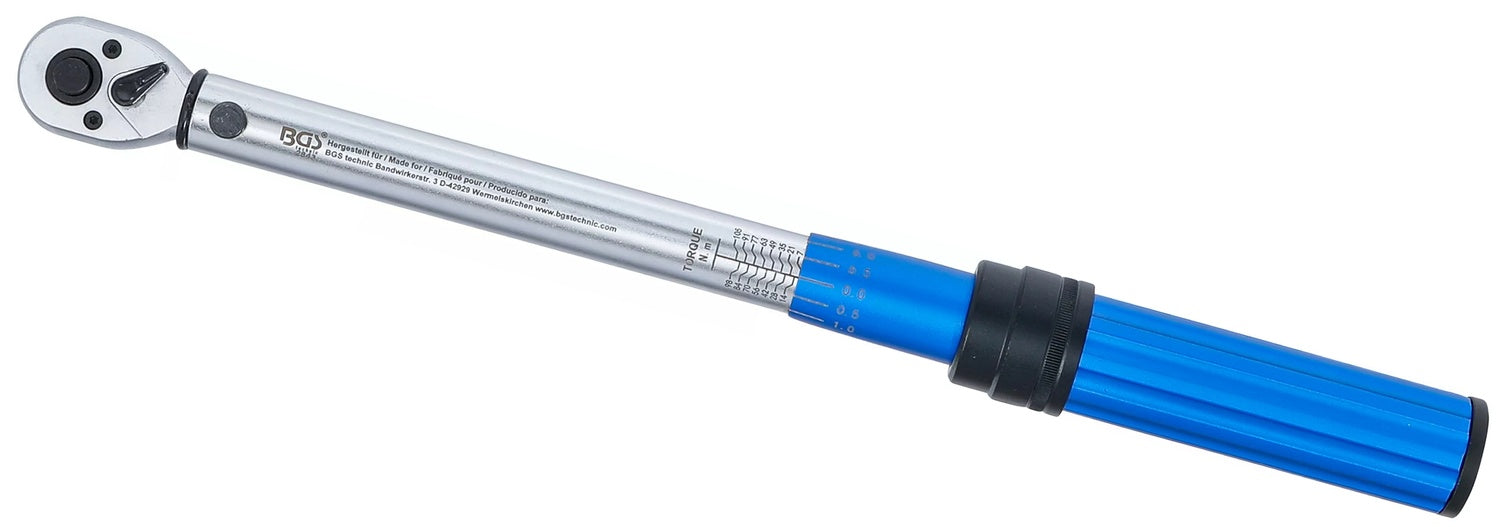 BGS 2843 Drehmomentschlüssel Abtrieb Außenvierkant 10mm (3/8") 7 - 105Nm