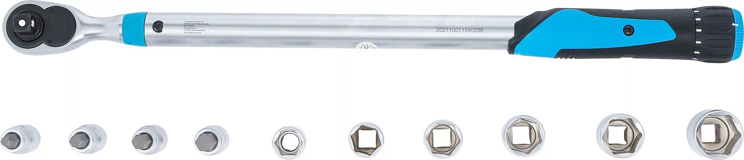 BGS 2865 Satz Drehmomentschlüssel 40-200Nm Innenvierkant 12,5 mm (1/2") 11 teilig