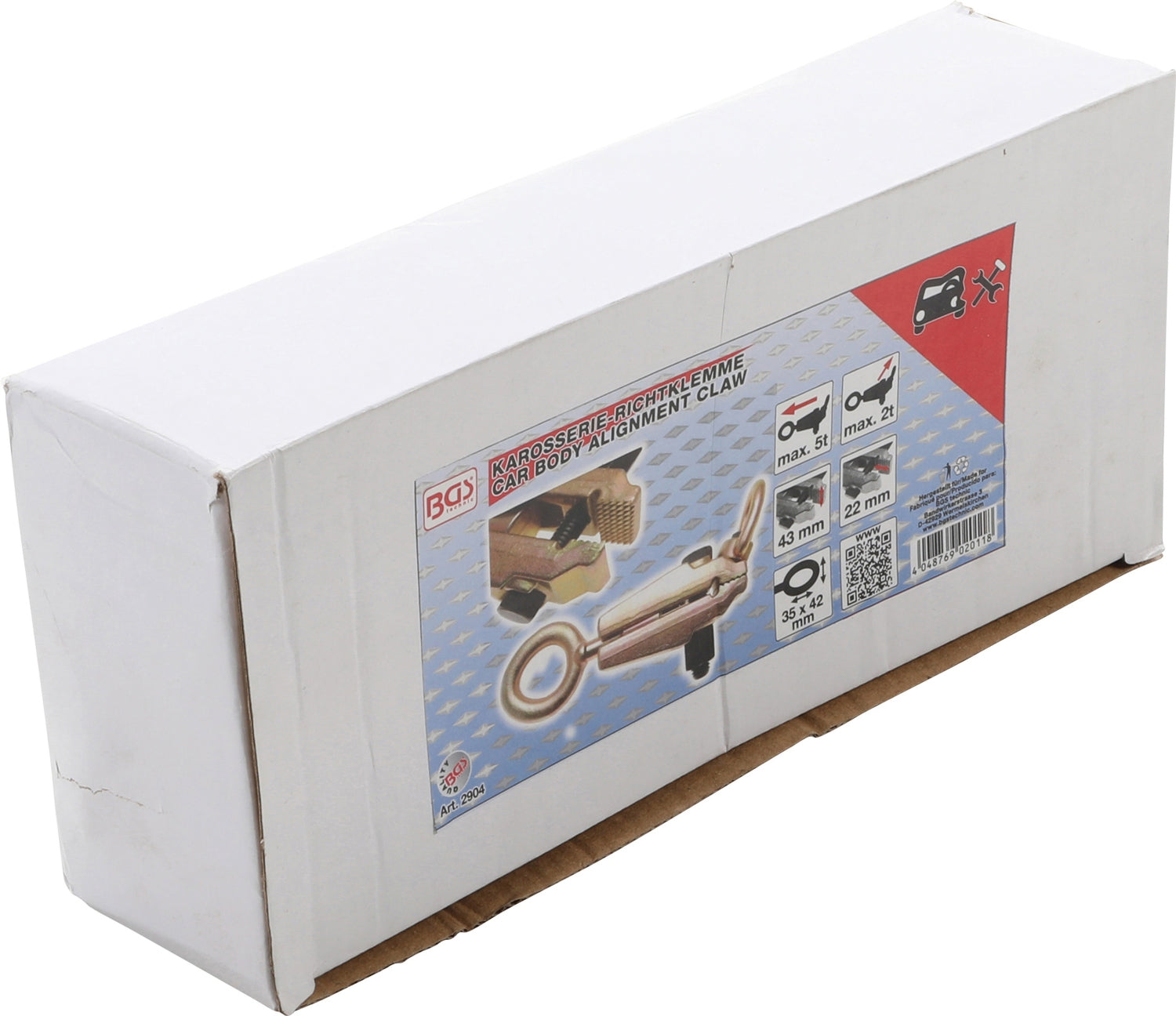 BGS 2904 Karosserie Richtklemme Zugklemme 43mm zwei Zugrichtungen max. 5t seitlich 2t
