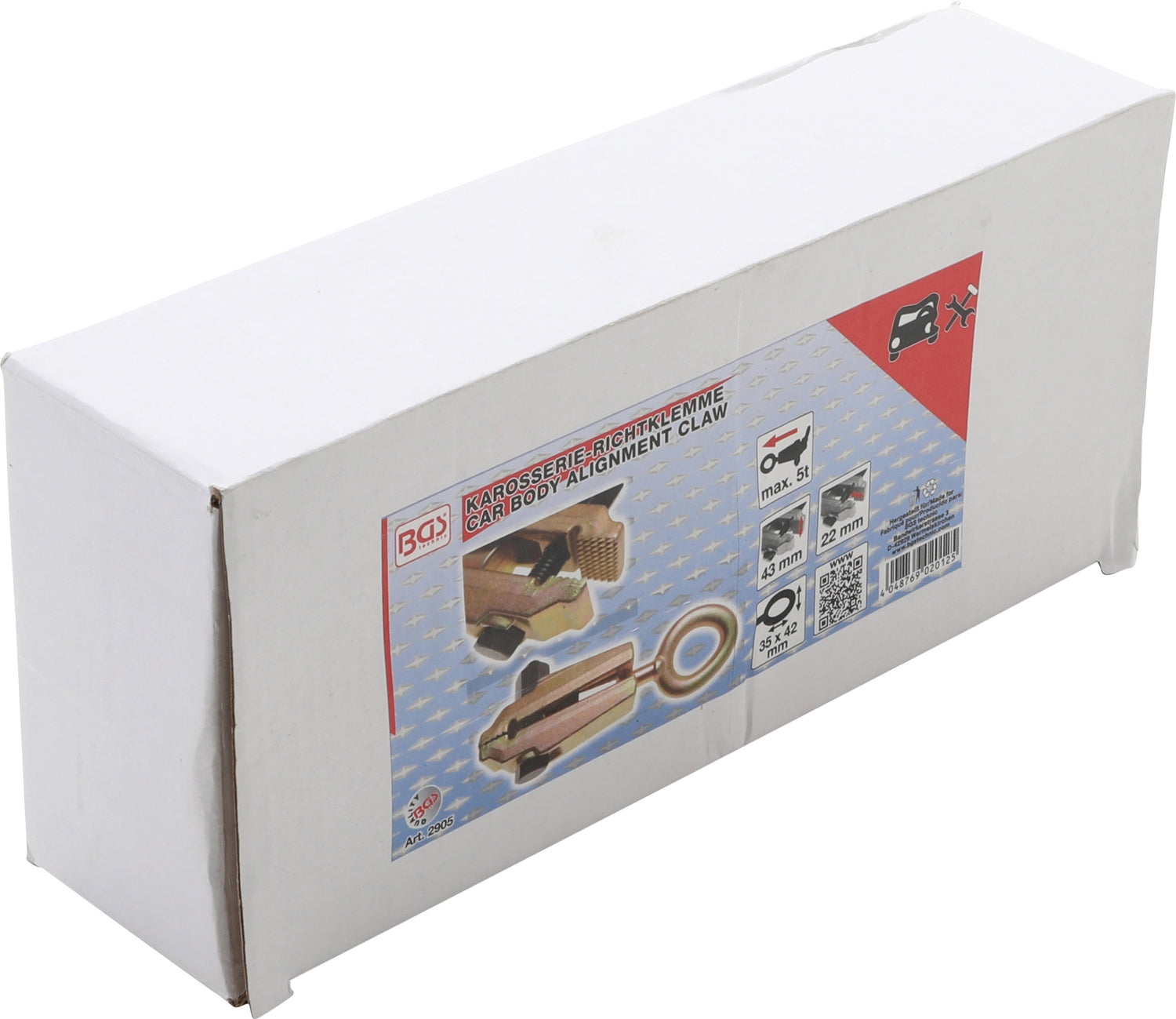 BGS 2905 Karosserie Richtklemme Zugklemme 43mm eine Zugrichtung max. 5t