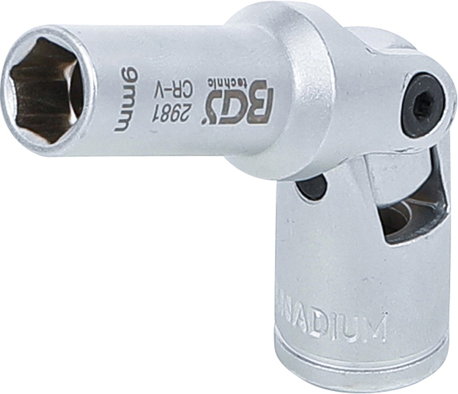 BGS 2981 Glühkerzen Gelenkeinsatz Sechskant SW 9mm Antrieb 10mm (3/8")