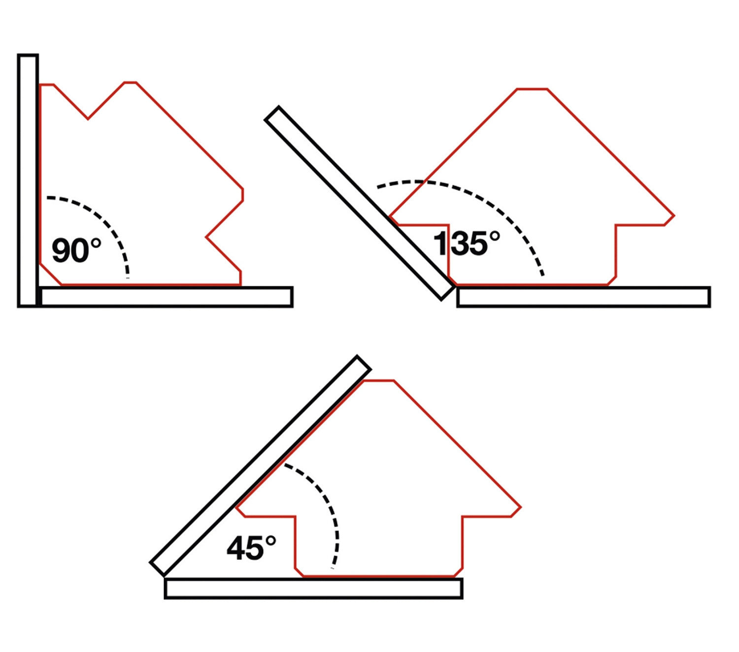 BGS 3008 Magnetschweißwinkel Winkelmagnet Magnethalter 20kg Tragkraft