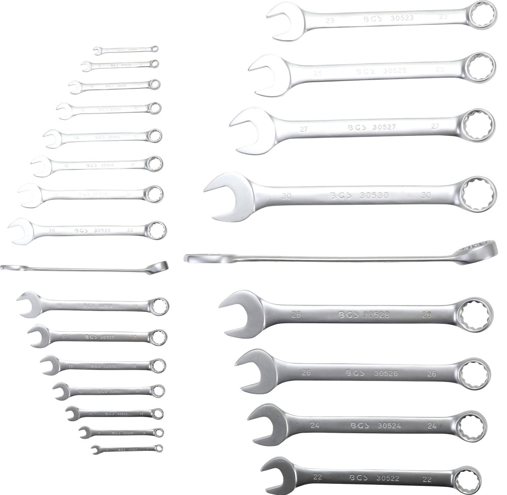 BGS 30100 Satz Ringmaulschlüssel SW 6 - 32mm metrisch 25 teilig