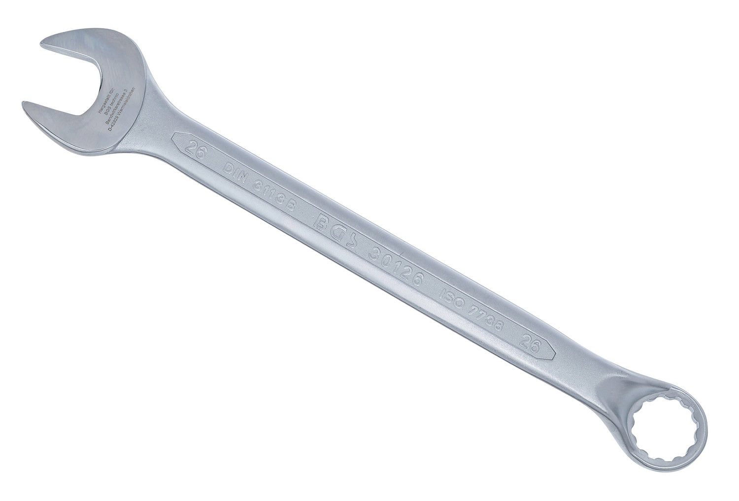 BGS 30126 Ringmaulschlüssel gekröpft SW 26mm metrisch kalt geschmiedet