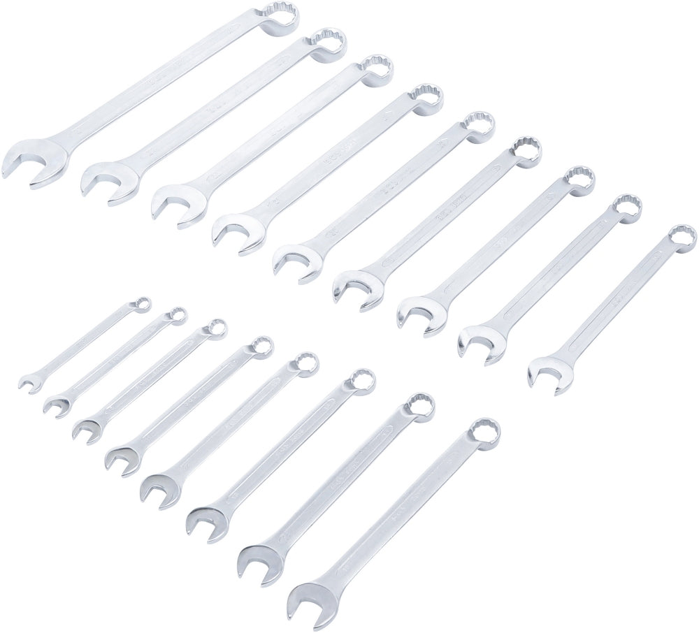 BGS 30302 Satz Ringmaulschlüssel gekröpft SW 8 - 27mm metrisch 17 teilig