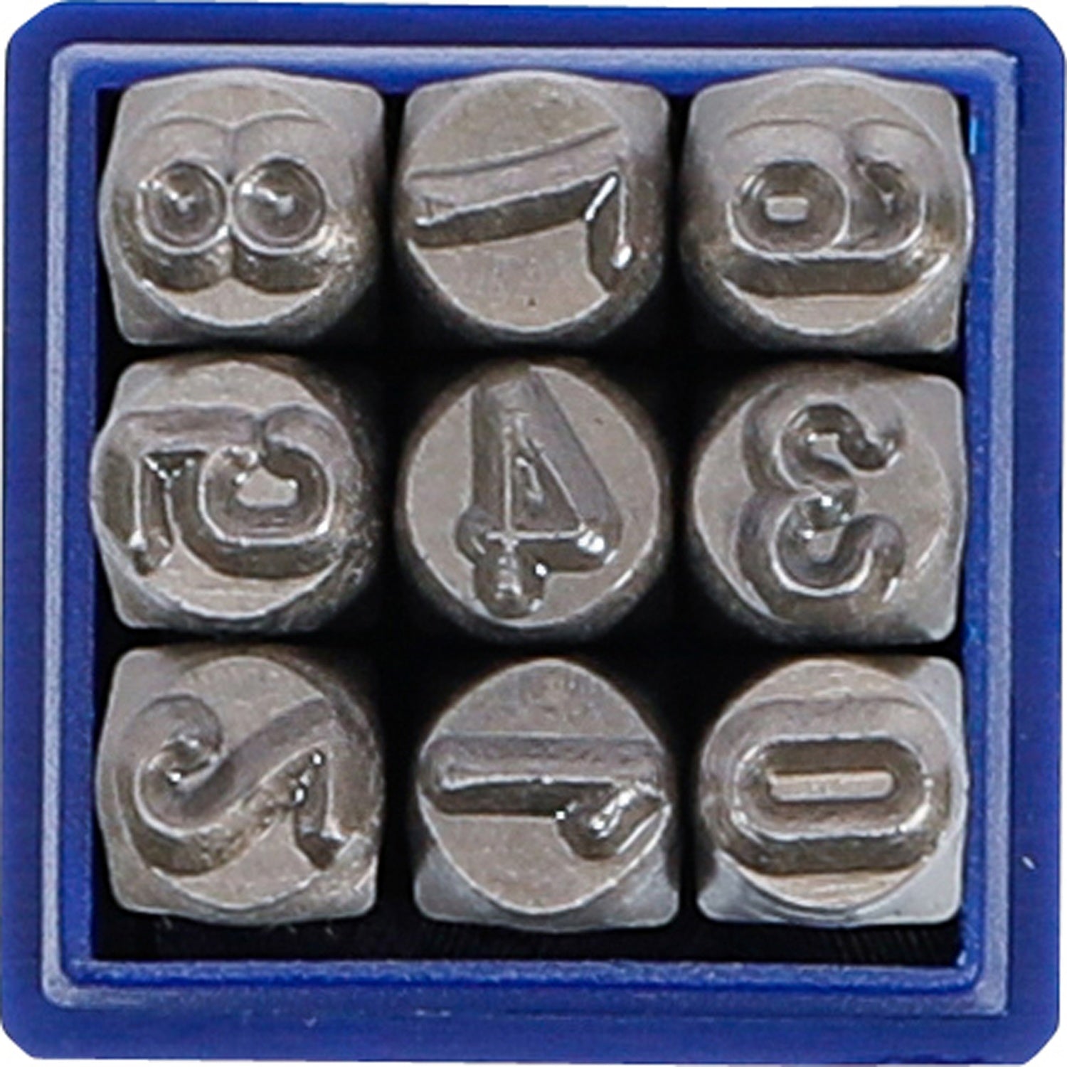 BGS 3034 Einschlagzahlen Höhe 4mm Zahl 0 1 2 3 4 5 6 7 8 9 - 9 teilig