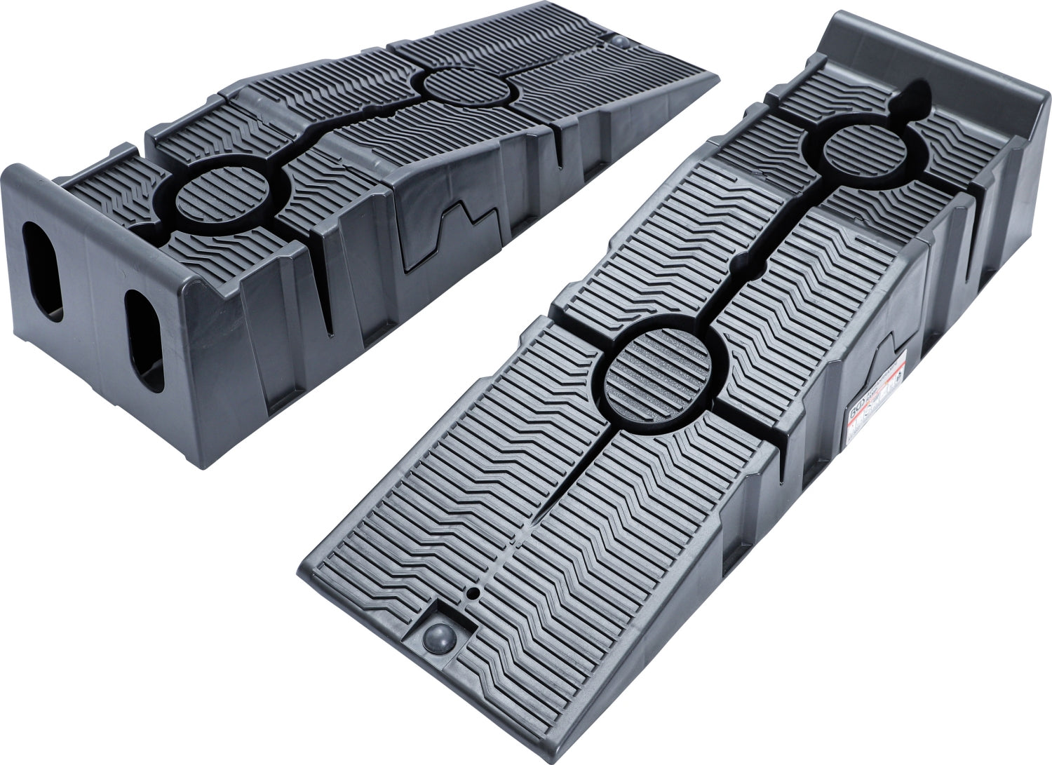 BGS 3037 Satz Auffahrrampen aus Kunststoff extra hoch 2 teilig max. 180mm Höhe