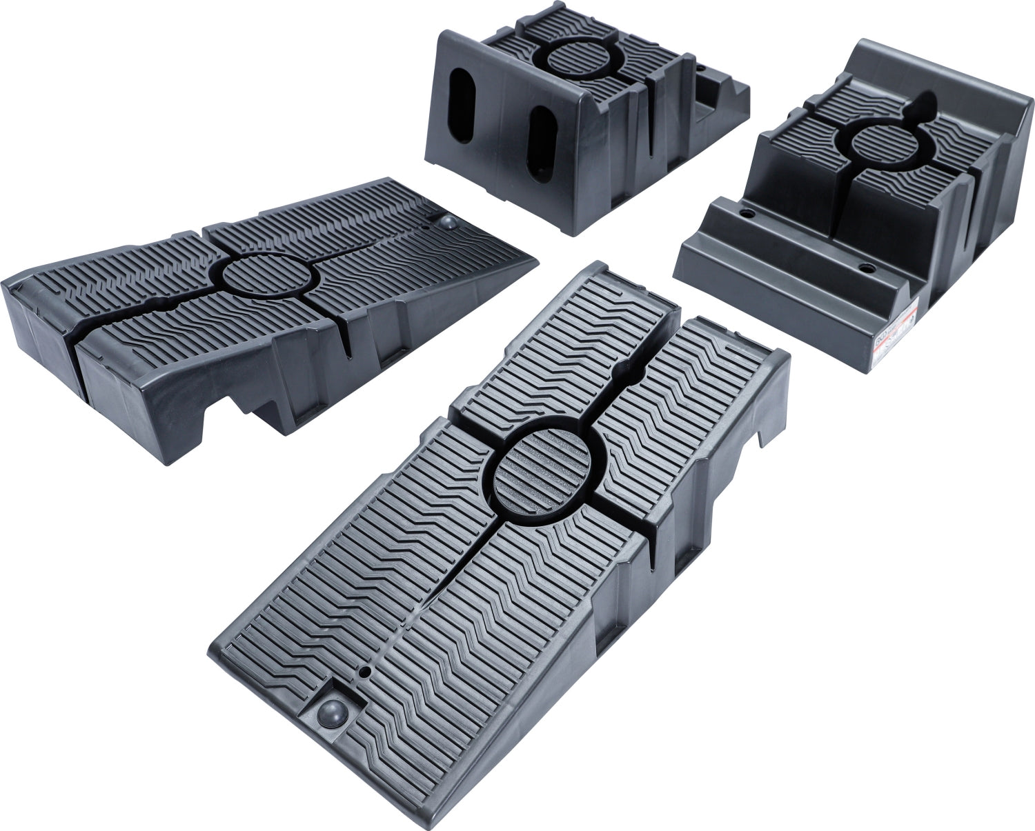 BGS 3037 Satz Auffahrrampen aus Kunststoff extra hoch 2 teilig max. 180mm Höhe