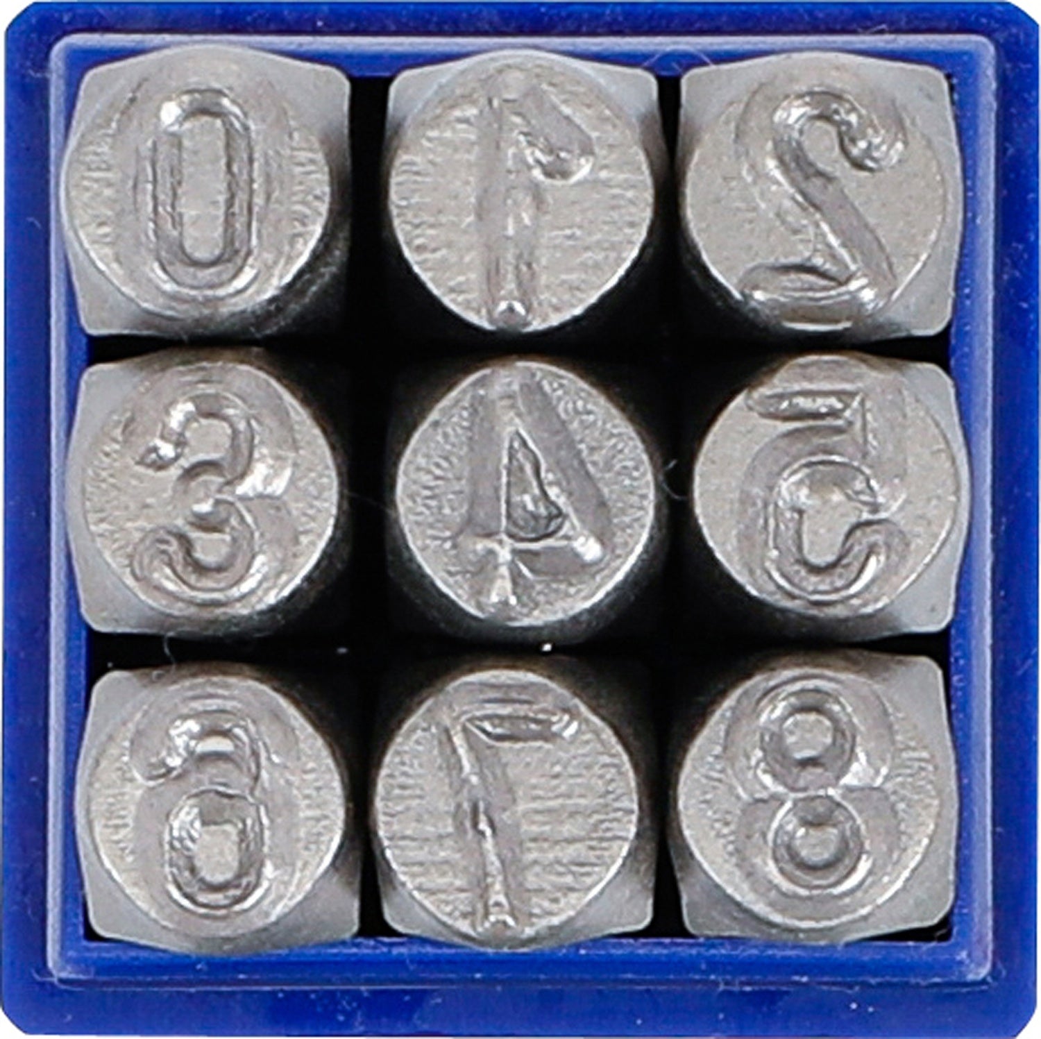 BGS 3038 Einschlagzahlen Höhe 8mm im Kästchen aus Kunststoff