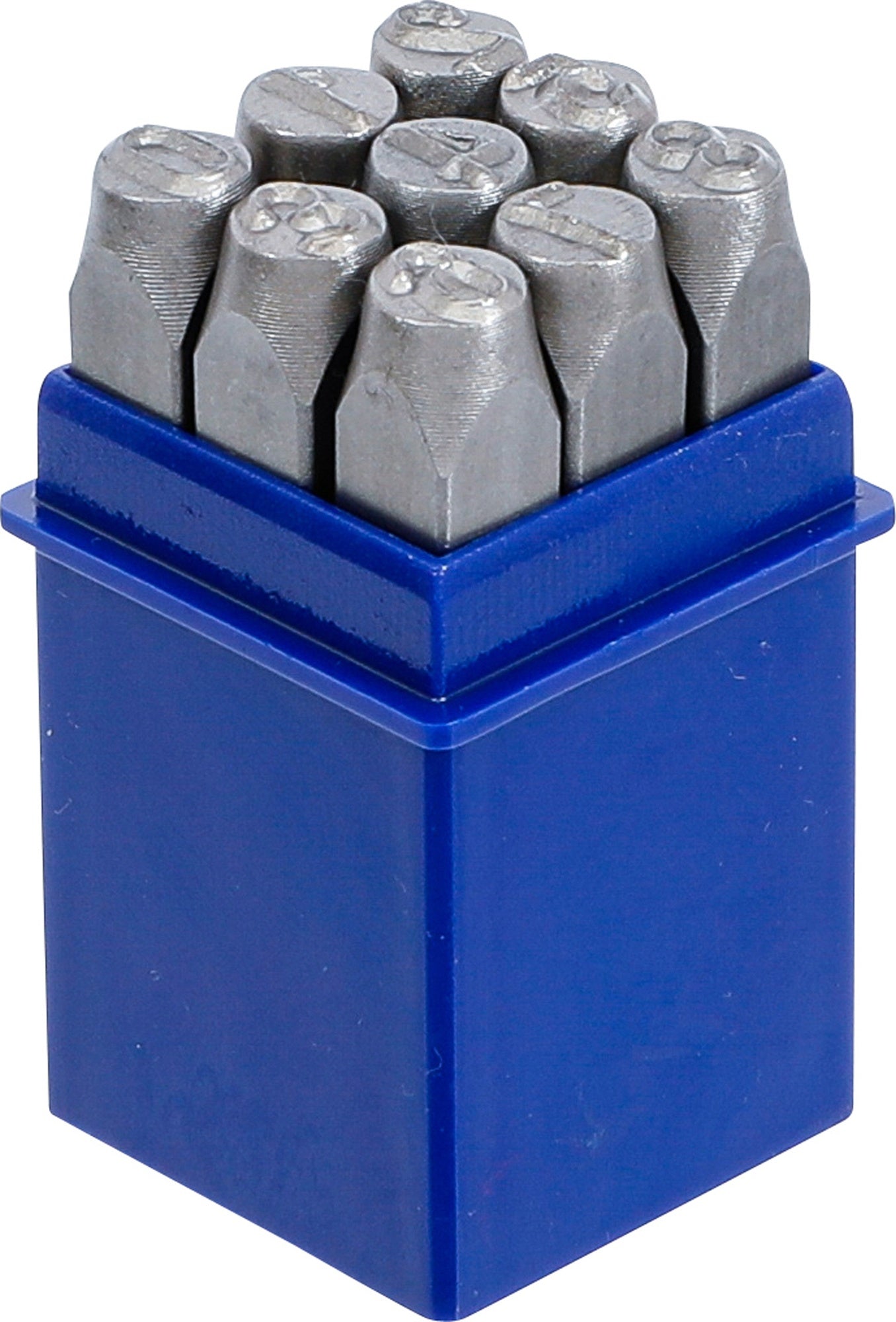 BGS 3039 Einschlagzahlen Höhe 10mm im Kästchen aus Kunststoff