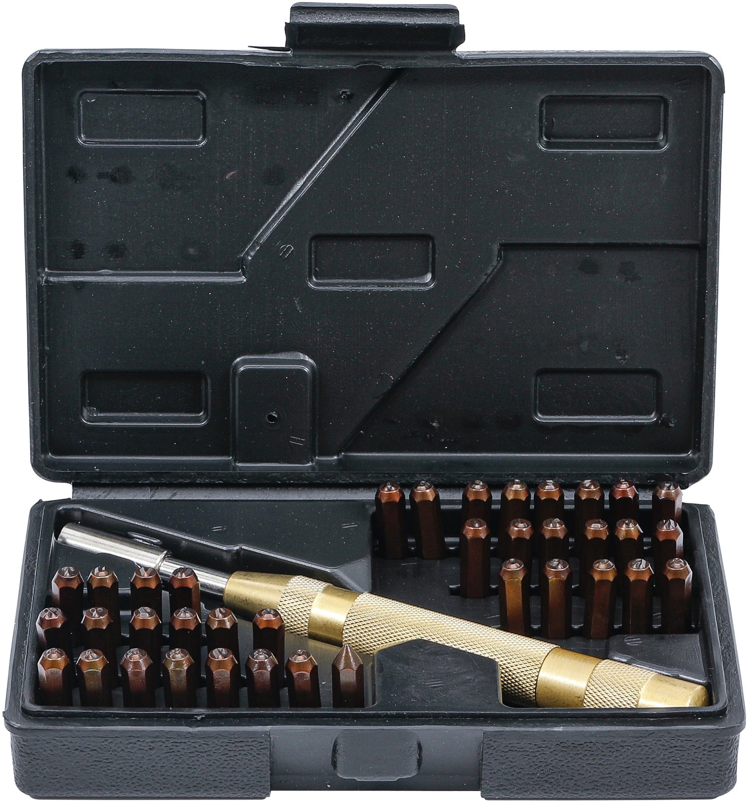 BGS DIY 3042 Satz Schlagstempel 36-in-1 A-Z & 0-9 + & Höhe 4mm