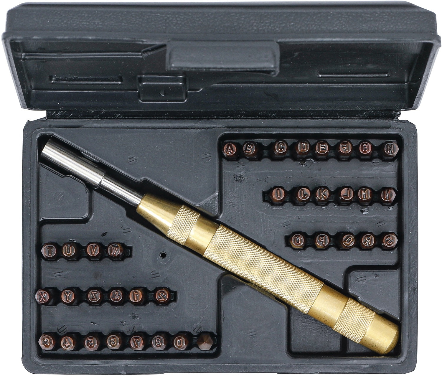 BGS DIY 3042 Satz Schlagstempel 36-in-1 A-Z & 0-9 + & Höhe 4mm