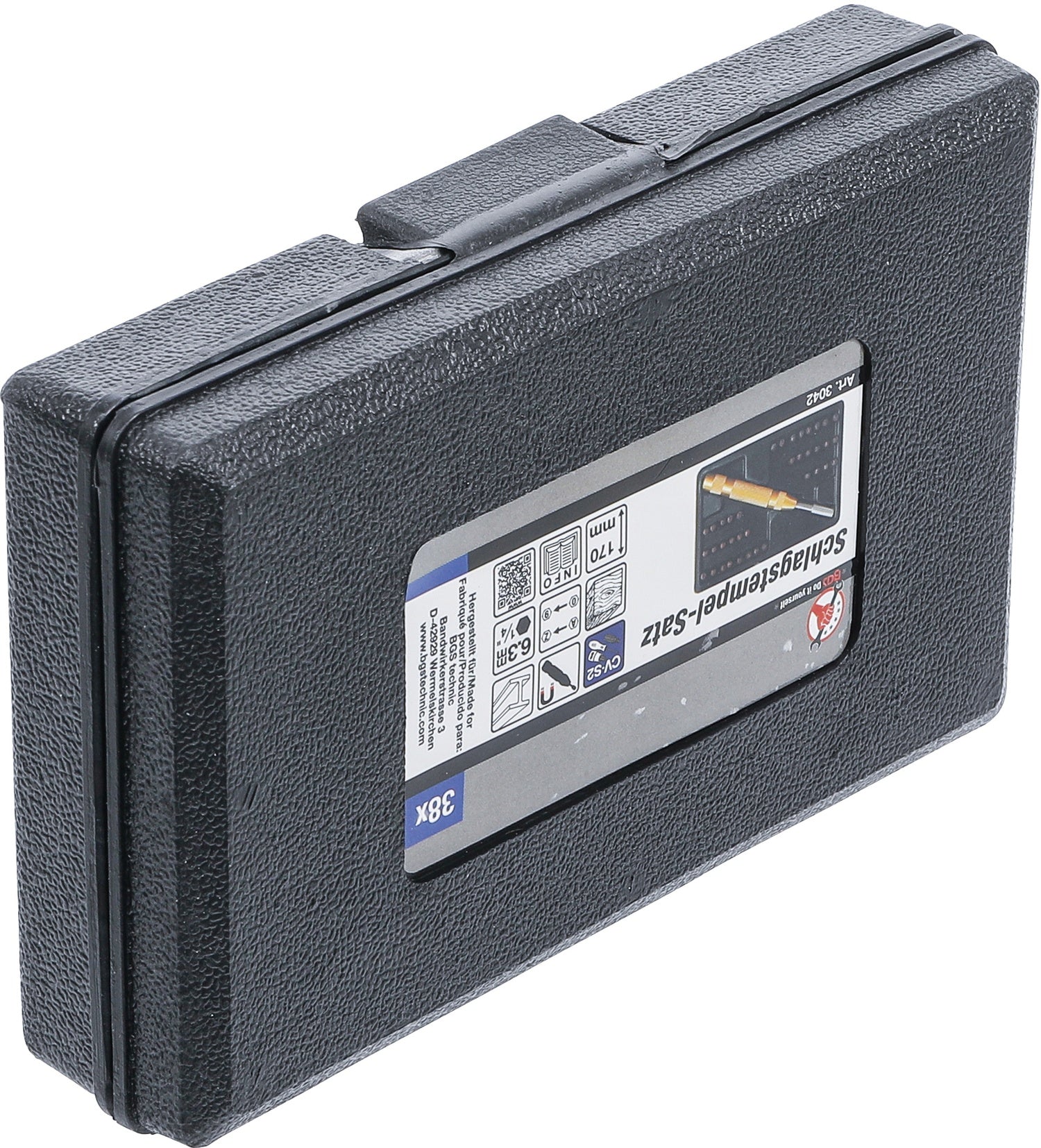 BGS DIY 3042 Satz Schlagstempel 36-in-1 A-Z & 0-9 + & Höhe 4mm