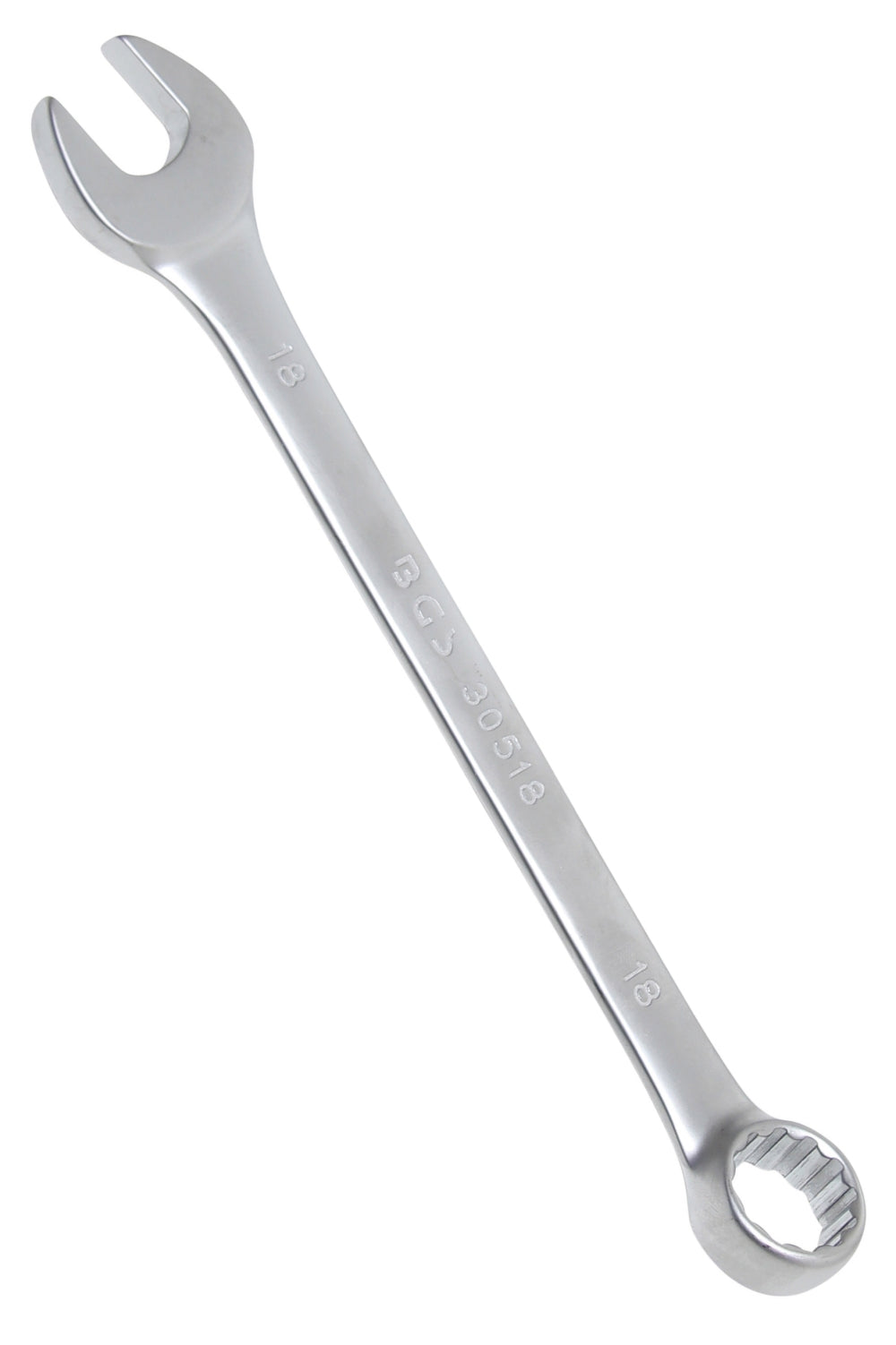 BGS 30518 Ringmaulschlüssel SW 18mm metrisch kalt geschmiedet seidenmatt