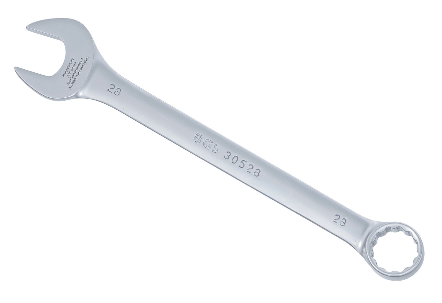 BGS 30528 Ringmaulschlüssel SW 28mm metrisch kalt geschmiedet seidenmatt