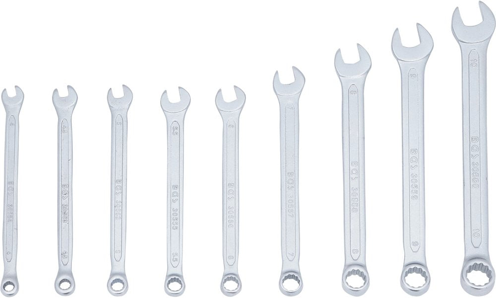 BGS 30551 Satz Maul-Ringschlüssel SW 4 - 10mm 9-teilig