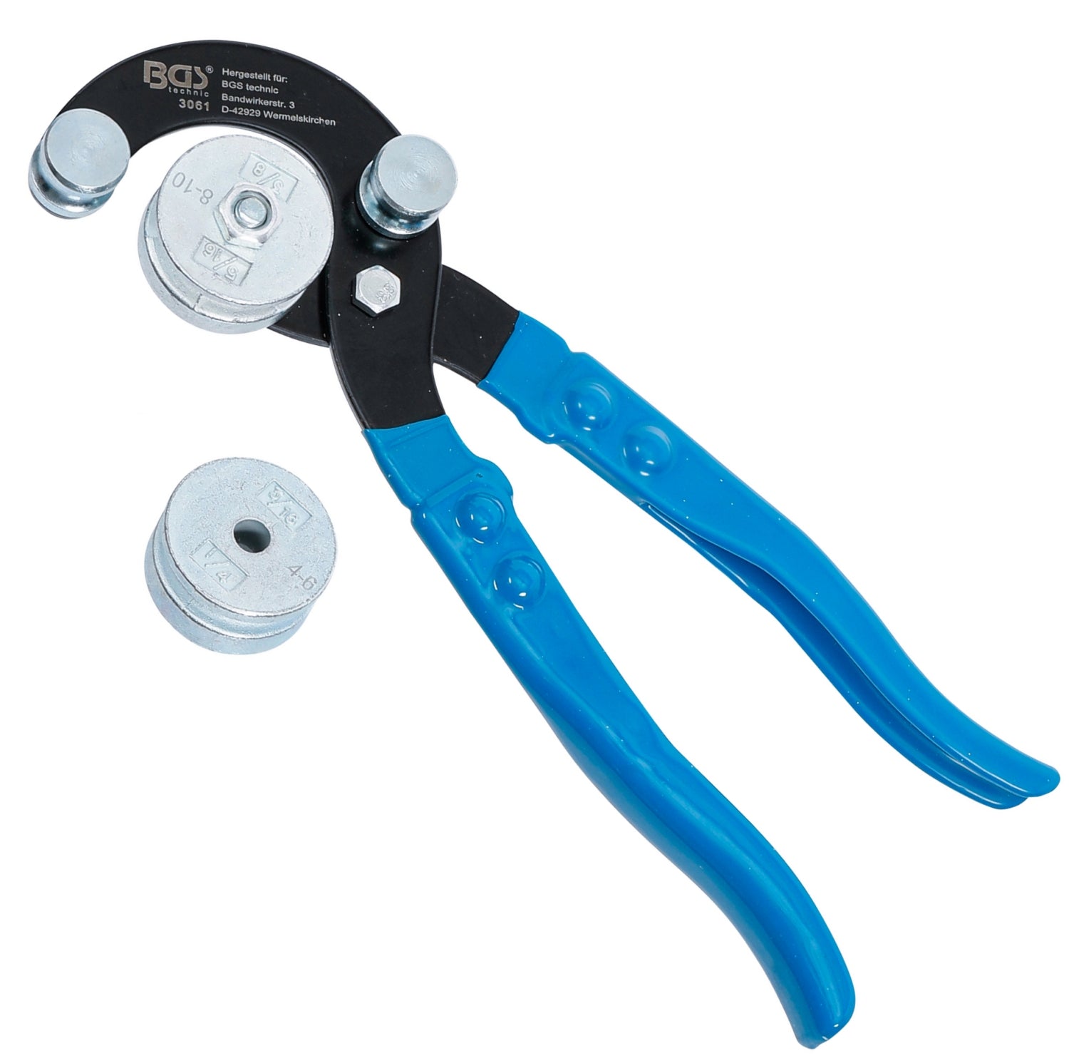 BGS 3061 Biegegerät / Werkzeug zum Biegen von Rohren Ø4-6-8-10mm
