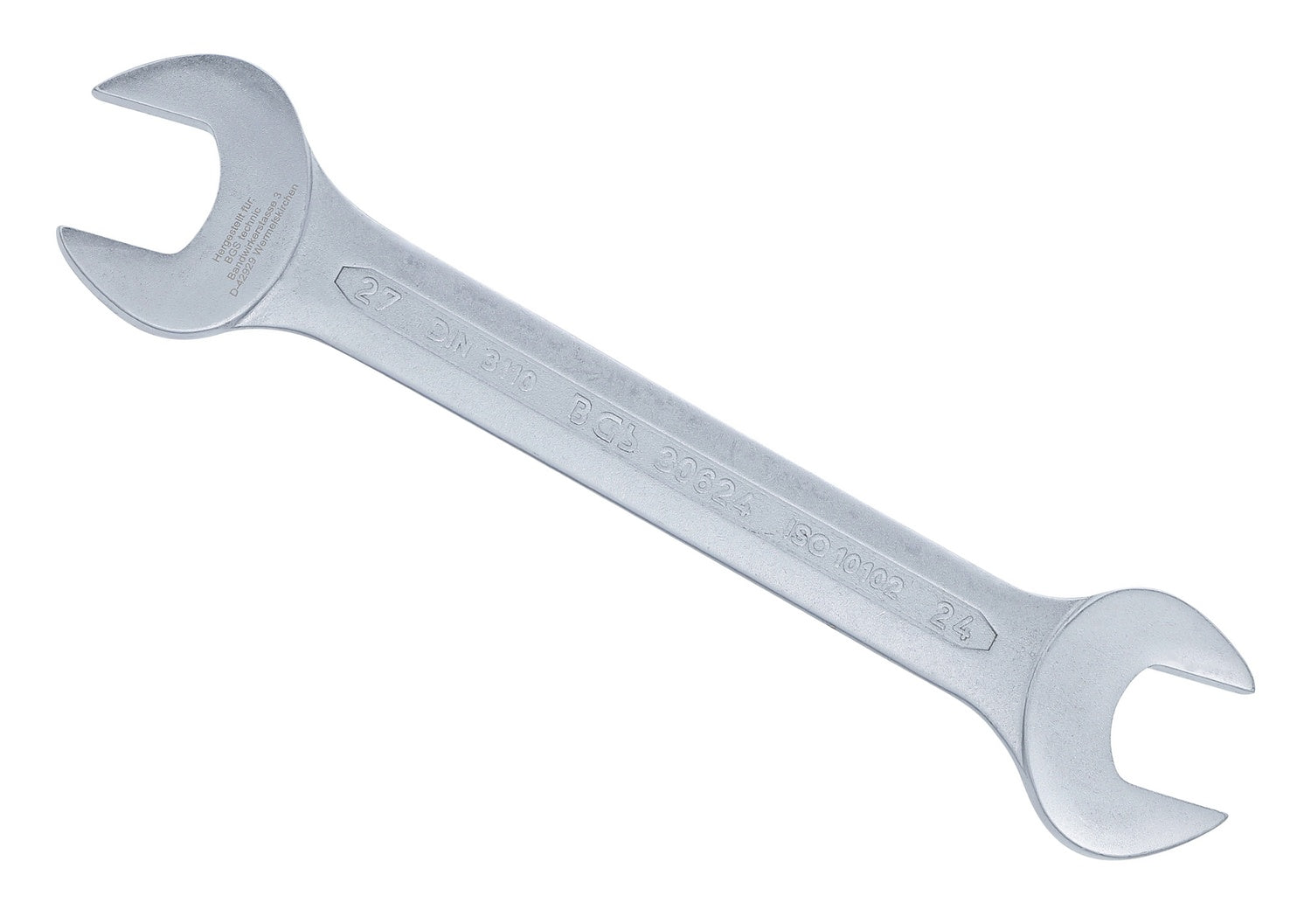 BGS 30624 Doppelmaulschlüssel SW 24 x 27mm metrisch kalt geschmiedet