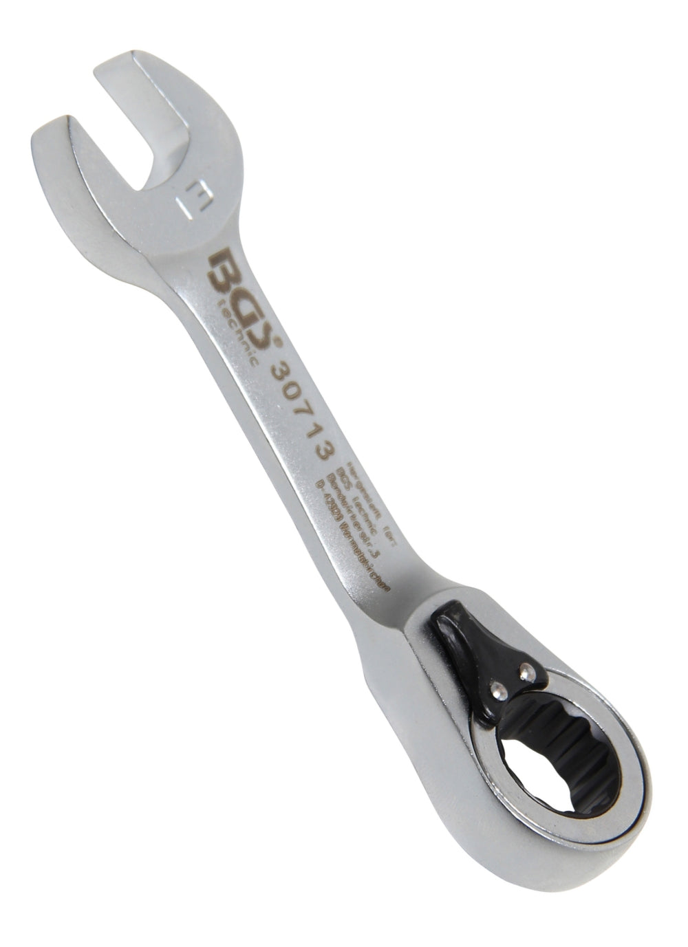BGS 30713 Ratschenringmaulschlüssel kurz umschaltbar SW 13mm