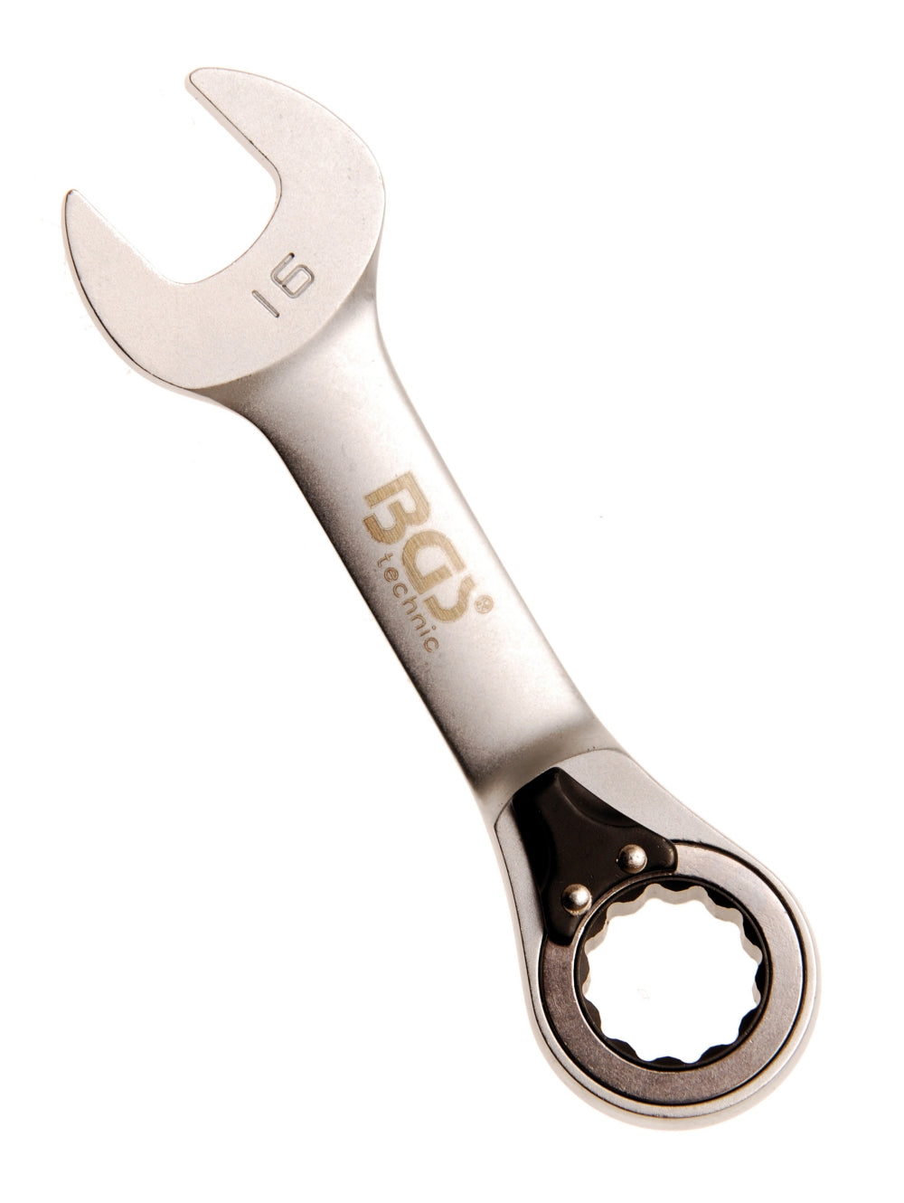 BGS 30716 Ratschenringmaulschlüssel kurz umschaltbar SW 16mm