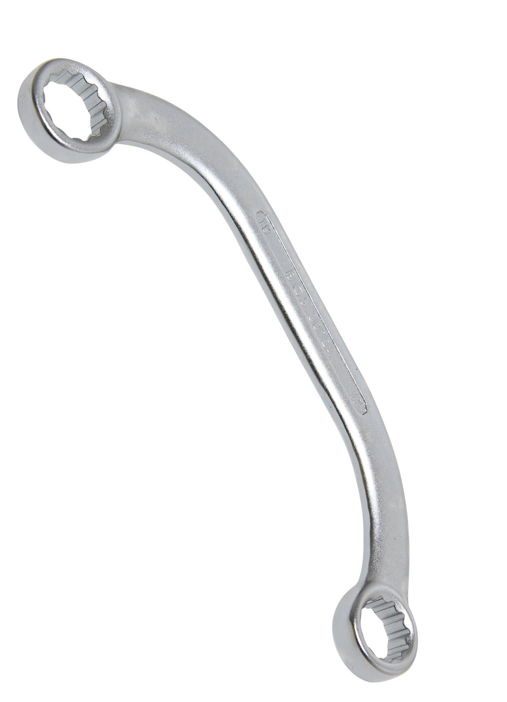 BGS 30724 Doppelringschlüssel C-Form Zwölfkant SW 17 x 19mm metrisch kalt geschmiedet