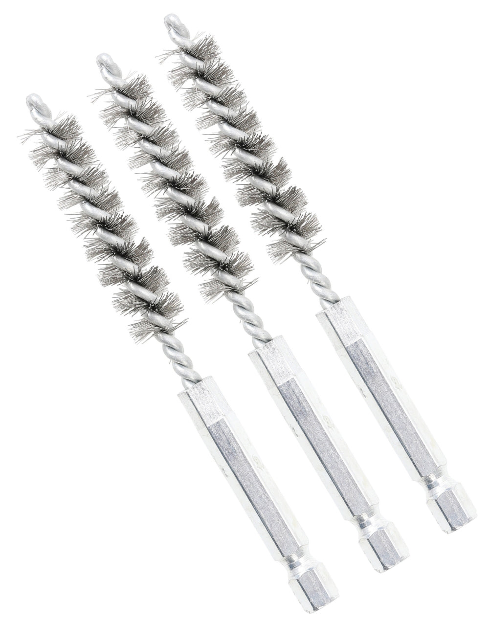 BGS 3078-11-S Stahlbürste 11mm Antrieb Außensechskant 6,3mm (1/4") 3 teilig