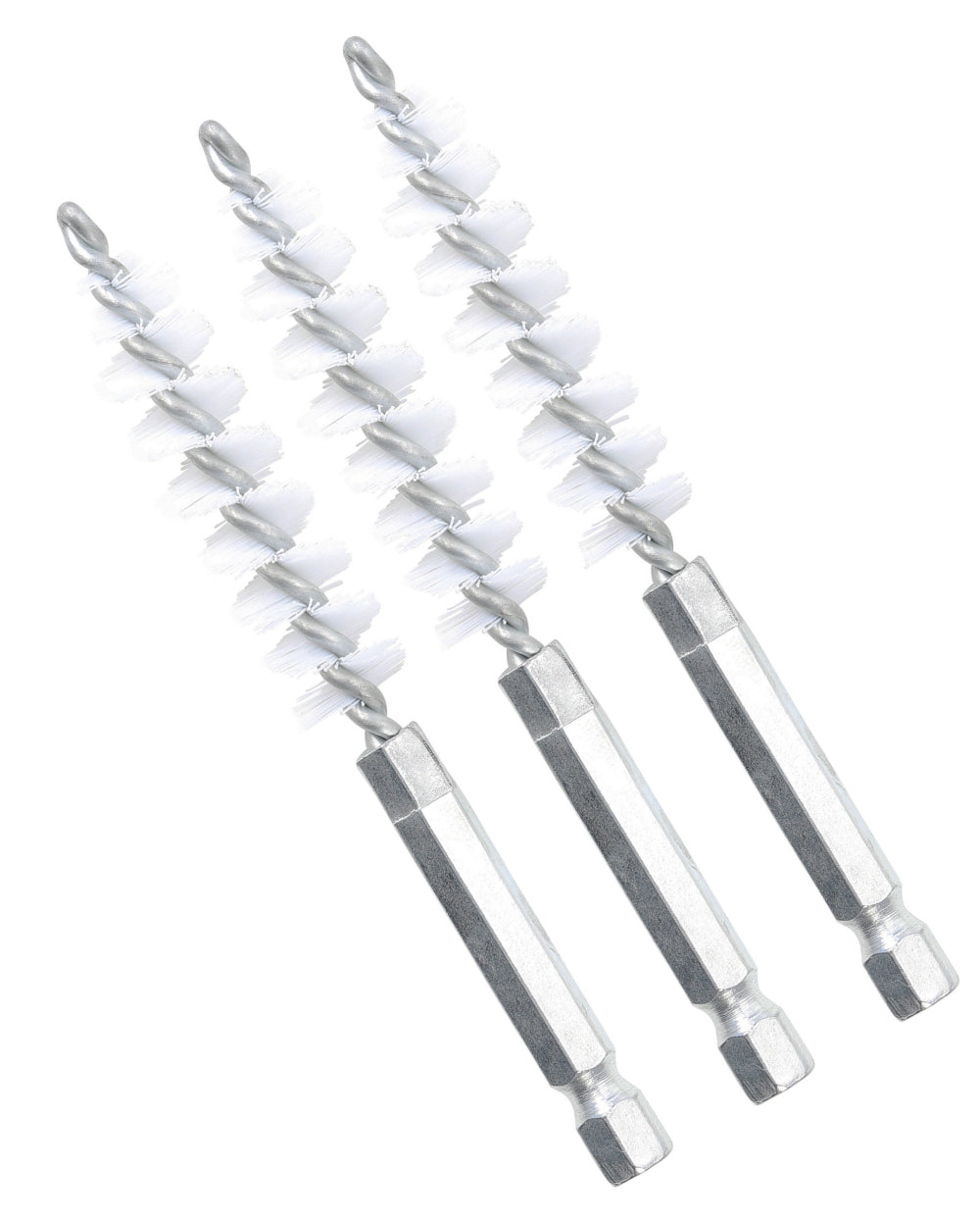 BGS 3078-12-N Nylonbürste 12mm Antrieb Außensechskant 6,3mm (1/4") 3 teilig