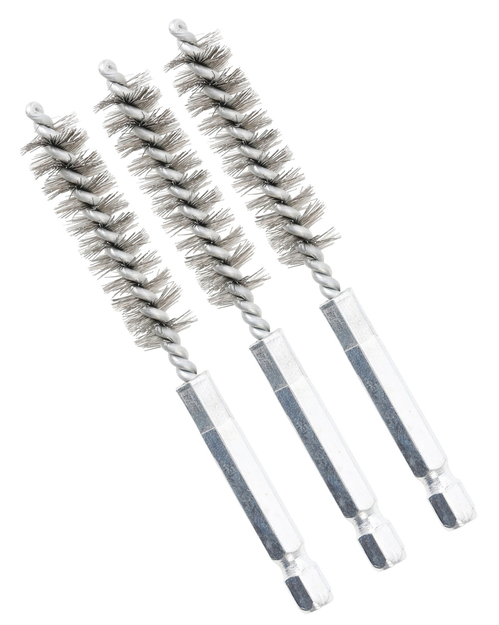 BGS 3078-12-S Stahlbürste 12mm Antrieb Außensechskant 6,3mm (1/4") 3 teilig