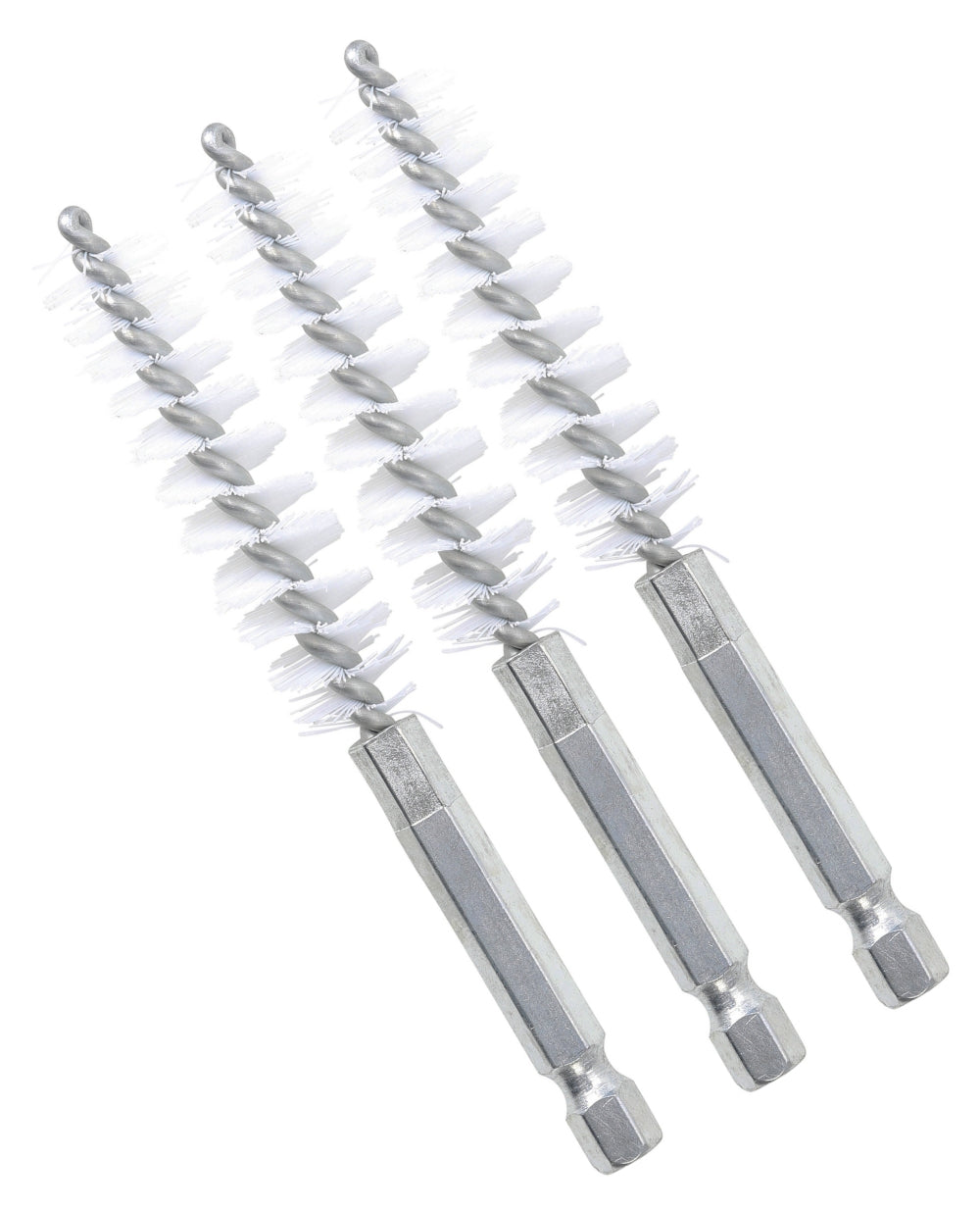 BGS 3078-13-N Nylonbürste 13mm Antrieb Außensechskant 6,3mm (1/4") 3 teilig