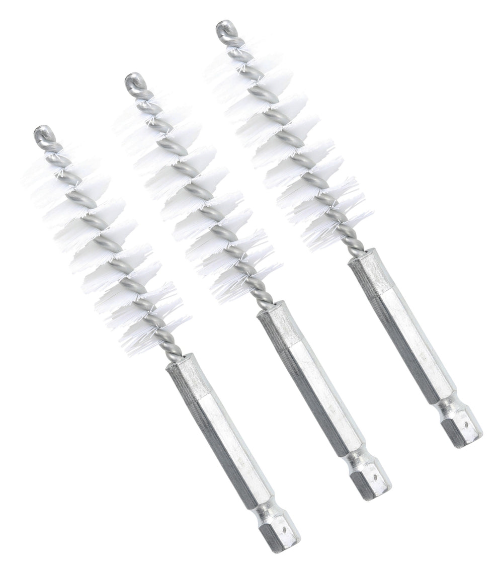 BGS 3078-17-N Nylonbürste 17mm Antrieb Außensechskant 6,3mm (1/4") 3 teilig