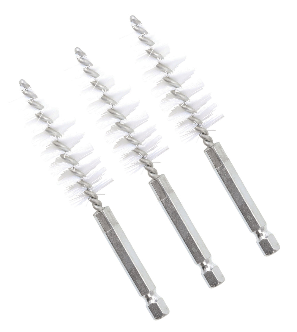 BGS 3078-18-N Nylonbürste 18mm Antrieb Außensechskant 6,3mm (1/4") 3 teilig