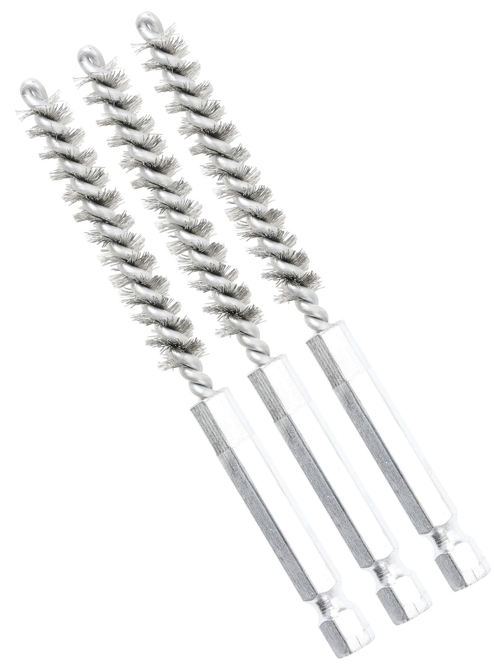 BGS 3078-8-S Stahlbürste 8mm Antrieb Außensechskant 6,3mm (1/4") 3 teilig