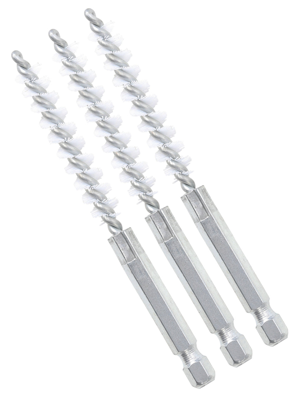 BGS 3078-9-N Nylonbürste 9mm Antrieb Außensechskant 6,3mm (1/4") 3 teilig