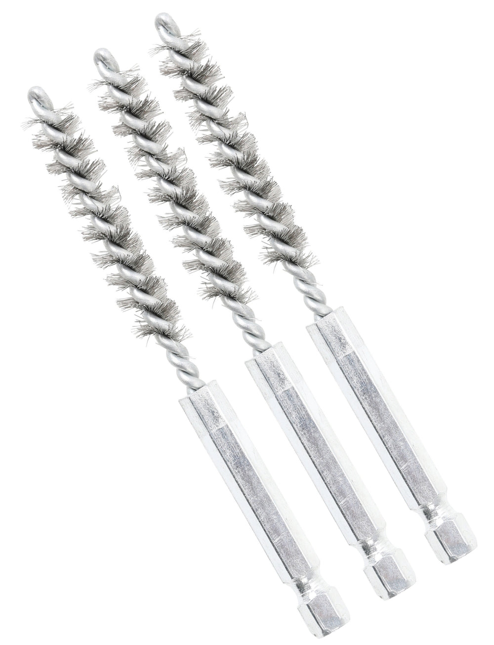 BGS 3078-9-S Stahlbürste 9mm Antrieb Außensechskant 6,3mm (1/4") 3 teilig