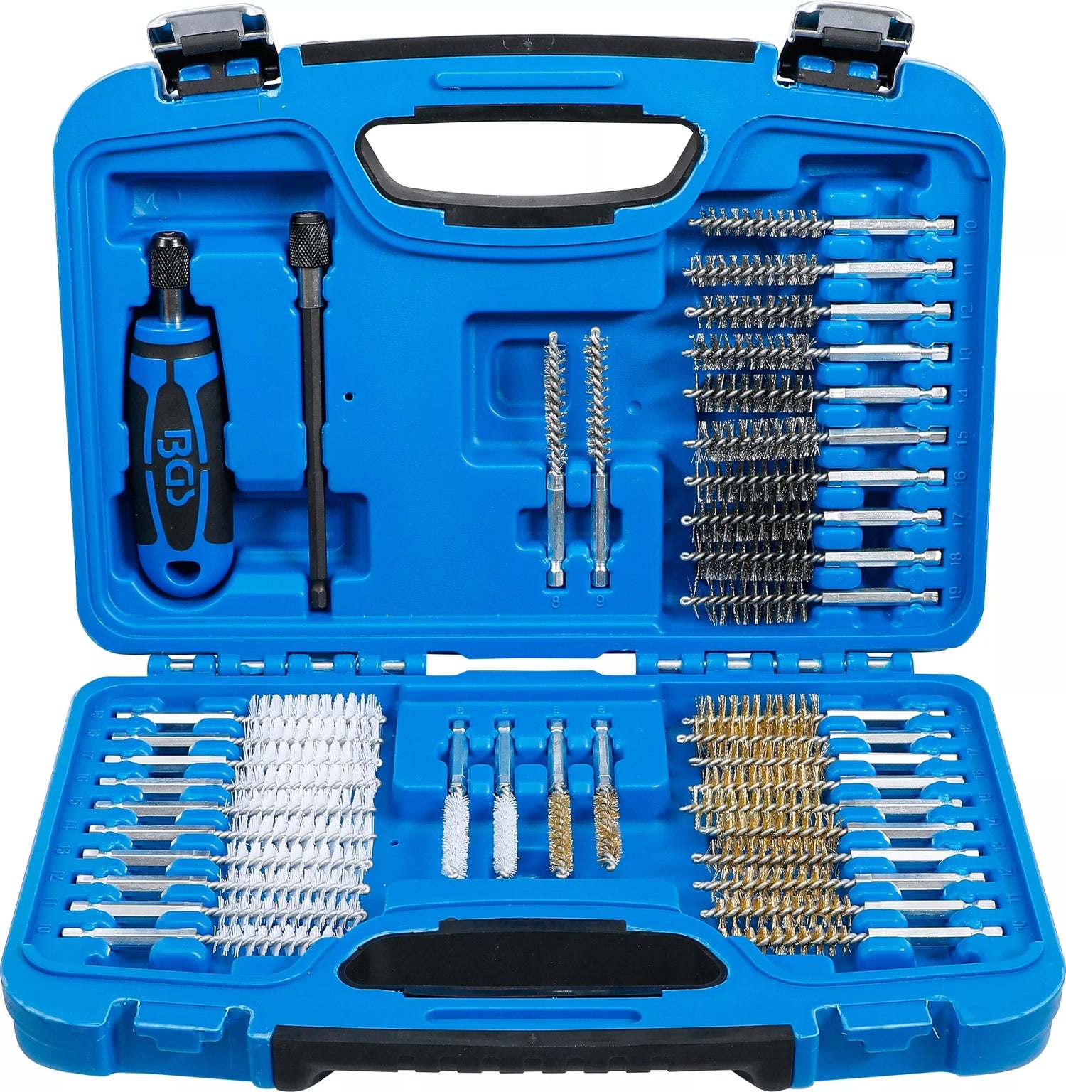 BGS 3078 Satz Bürsten Reinigen und Entgraten von Maschinenteilen im Koffer