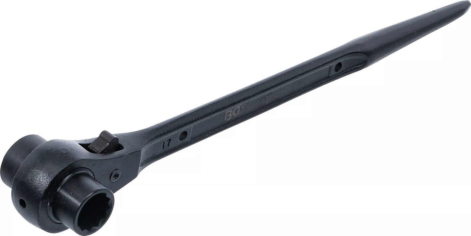 BGS 308 Gerüstbauknarre SW 17 x 19mm Gerüstbauratsche Japanratsche Knarre Gerüstbau