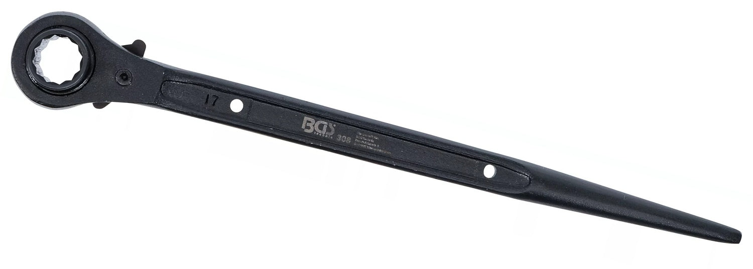 BGS 308 Gerüstbauknarre SW 17 x 19mm Gerüstbauratsche Japanratsche Knarre Gerüstbau