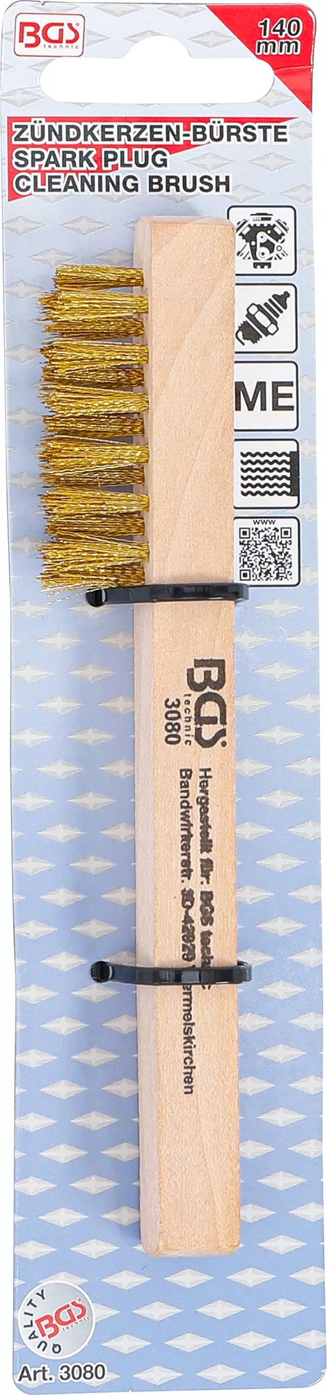 BGS 3080 Bürste für Zündkerzen Reinigung Länge 140mm