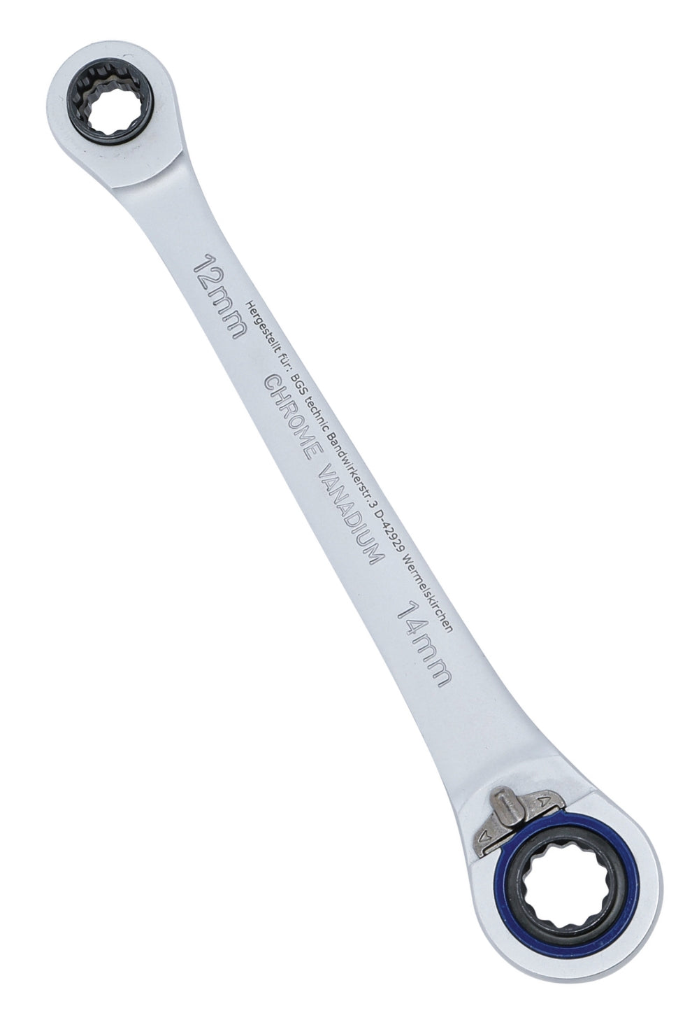 BGS 30818 Ratschenringschlüssel "4 in 1" SW 10 x 12mm & 14 x 17mm