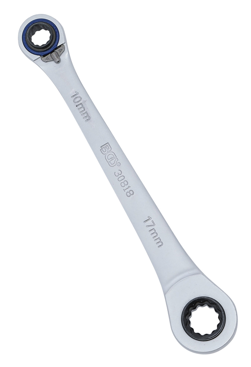 BGS 30818 Ratschenringschlüssel "4 in 1" SW 10 x 12mm & 14 x 17mm