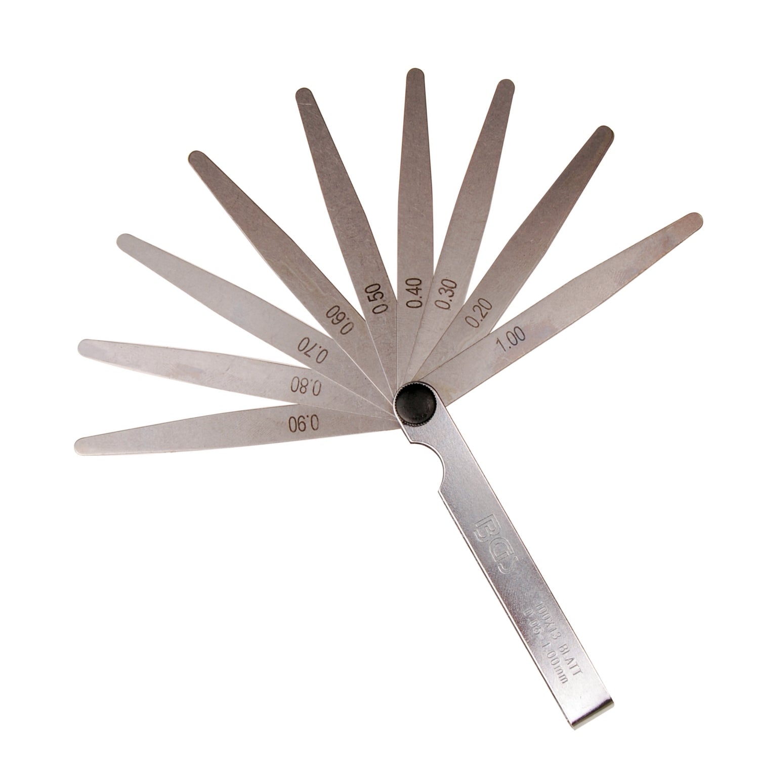 BGS 3082 Präzisions Fühlerlehren 13 Blatt konisch 0,05 - 1,00mm
