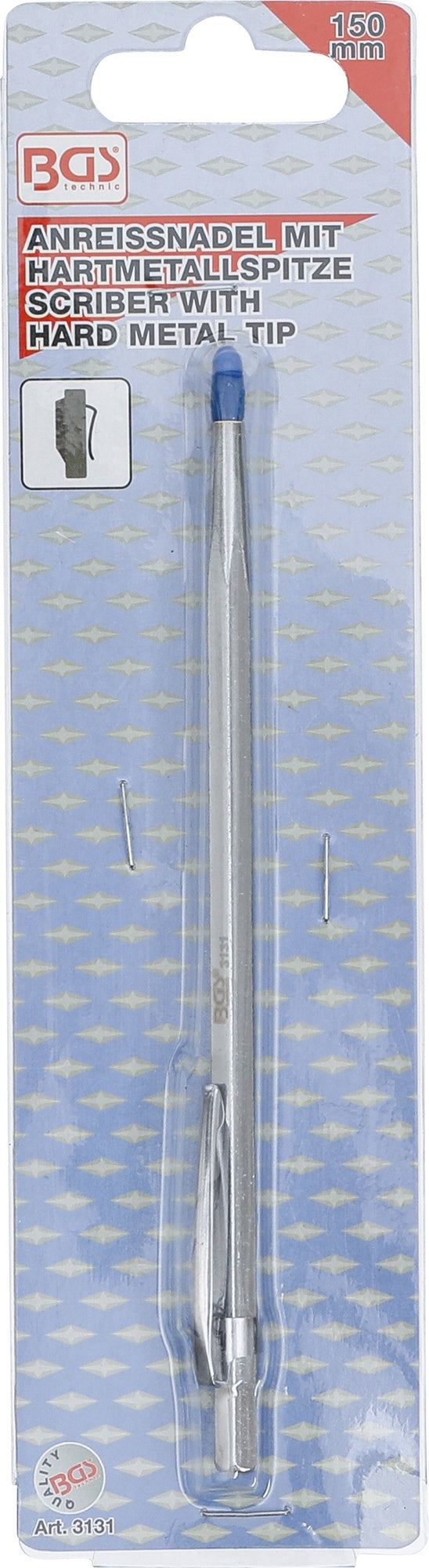 BGS 3131 Anreißnadel mit Hartmetallspitze Länge 150mm