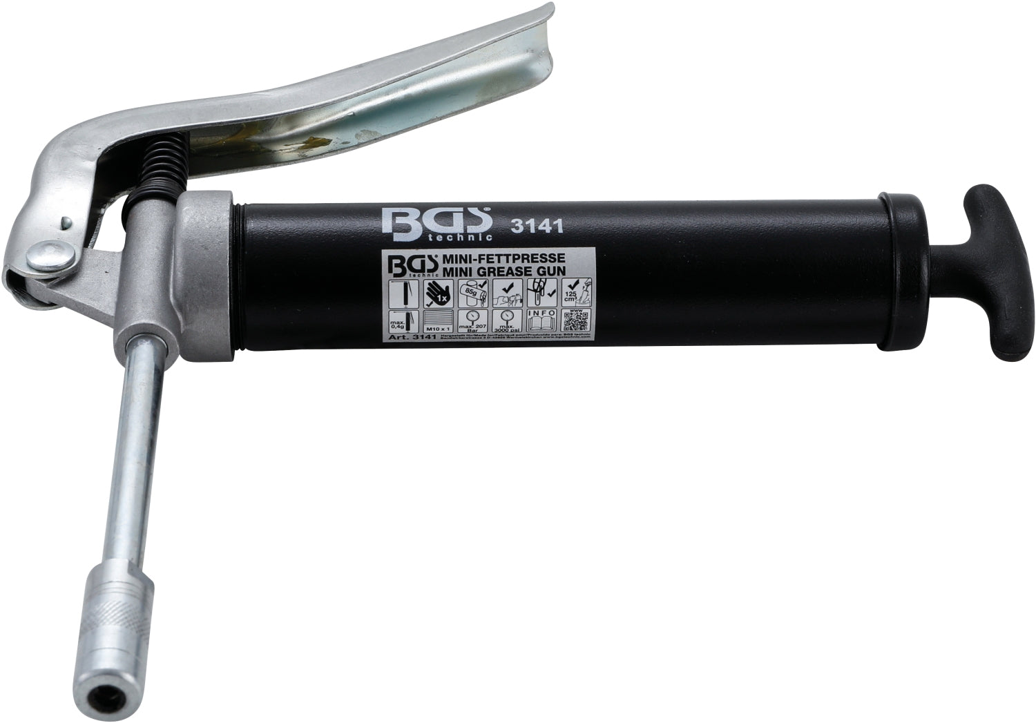 BGS 3141 Fettpresse Mini 125 ccm handbestätigt