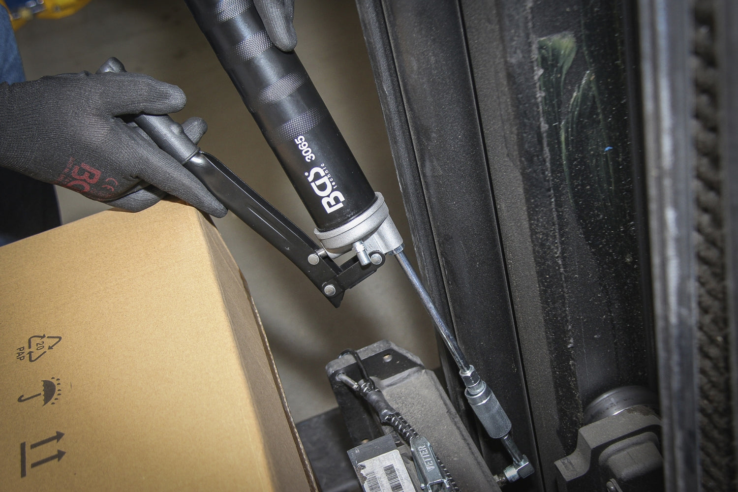 BGS 3142 Satz Adapter und Zubehör für Fettpresse 7 teilig