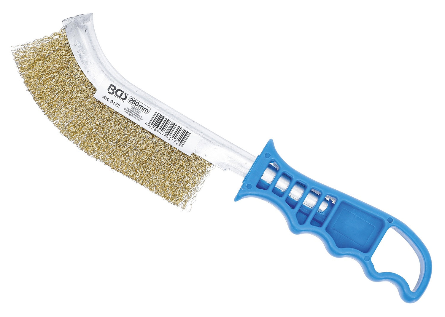 BGS 3172 Drahtbürste vermessingt Länge 260mm