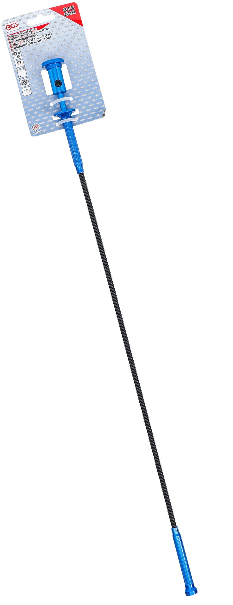 BGS 3174 Krallengreifer Magnetheber Leuchte Kombiwerkzeug Länge 615mm