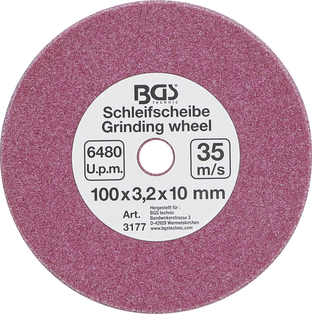 BGS 3177 Schleifscheibe für Artikel 3180 Ø 100 x 3,2 x 10mm