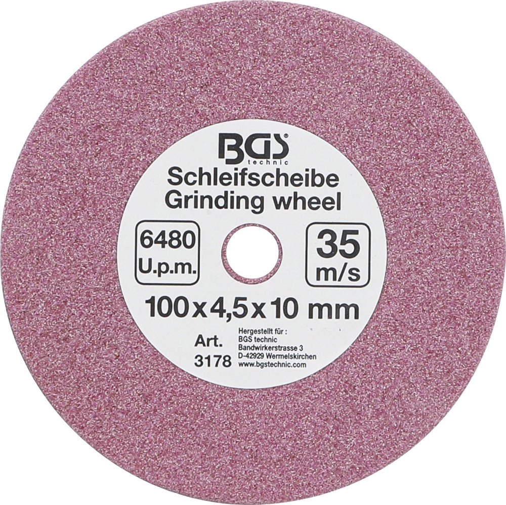 BGS 3178 Schleifscheibe für Artikel 3180 Ø 100 x 4,5 x 10mm