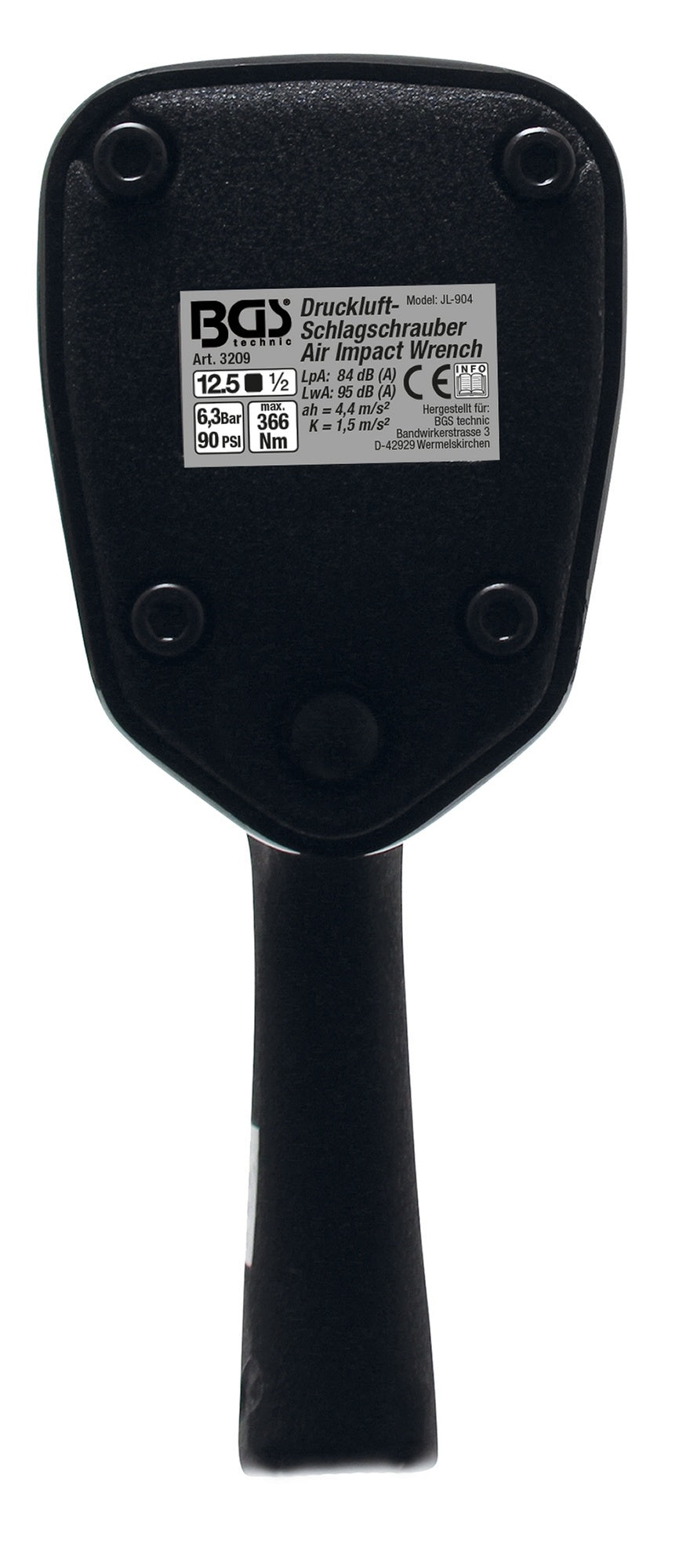 BGS 3209 Druckluft Schlagschrauber 12,5mm (1/2") 366Nm